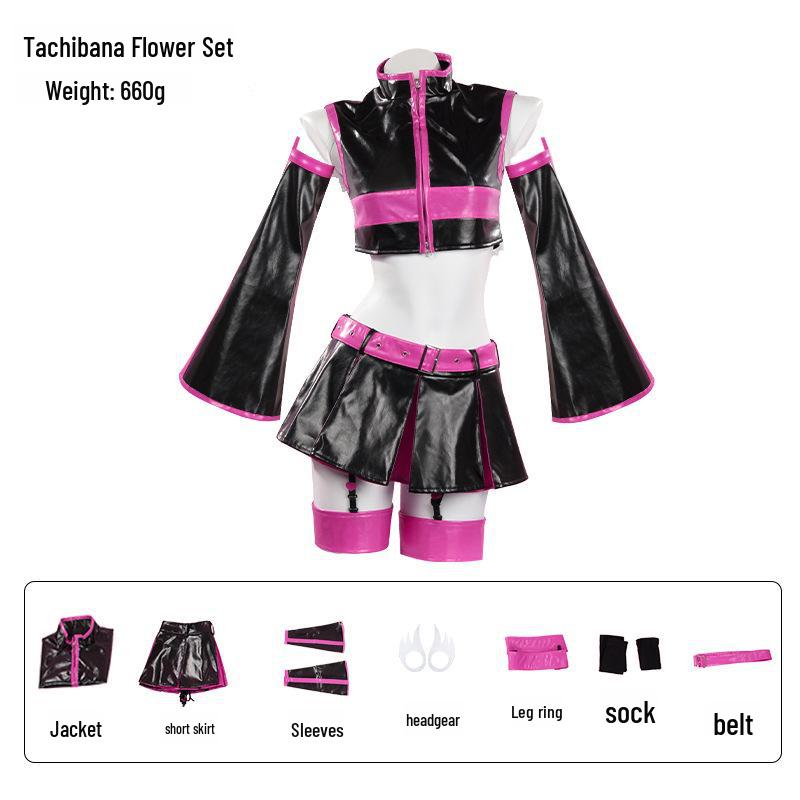 2.5D Искушение Тачибана Мика Косплей Костюм с Крыльями