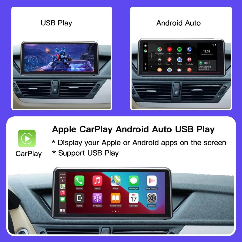 AUTOabc Беспроводной Linux carplay Android Auto Мультимедийный Дисплей Для BMW X1 E84 2009-2015 CIC Навигация Воспроизведение Видео
