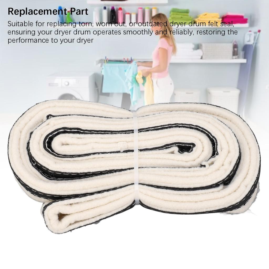 Замена уплотнителя барабана сушилки 4036EL3001A Уплотнительная прокладка из войлока из стекловолокна для внутреннего бака сушилки