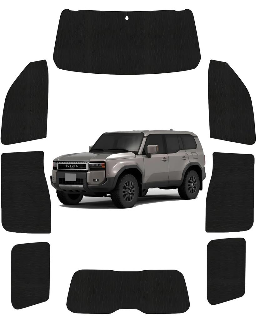 Loveyes Полный солнцезащитный козырек для Toyota Land Cruiser серии 250 для автомобильного света УФ-защита Специальные аксессуары Cruiser 250 Солнцезащитный козырек, Покрытие, Комплект, Кемпинг,