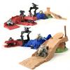 Модель Трассы Динозавров Dinotrux Грузовик-Динозавр Активная Машинка-Динозавр Несколько Сцен Можно Собрать Мини-Игрушки для Детей Подарок 164