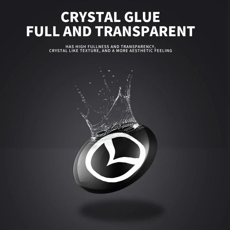 10 шт. Наклейки на замочную скважину замка двери автомобиля, защита от блокировки, для Mazda 6 3 CX5 5 2 323 CX7 Demio Atenza Axela MX30 CX30 CX3, Аксессуары