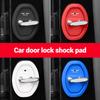 2/4pcs Mute Damping Cushion Silicone Car Door Lock Buckle Cover For Hyundai Genesis Coupe EQ900 G70 G80 G90 GV60 GV70 GV80 GV90 TT37