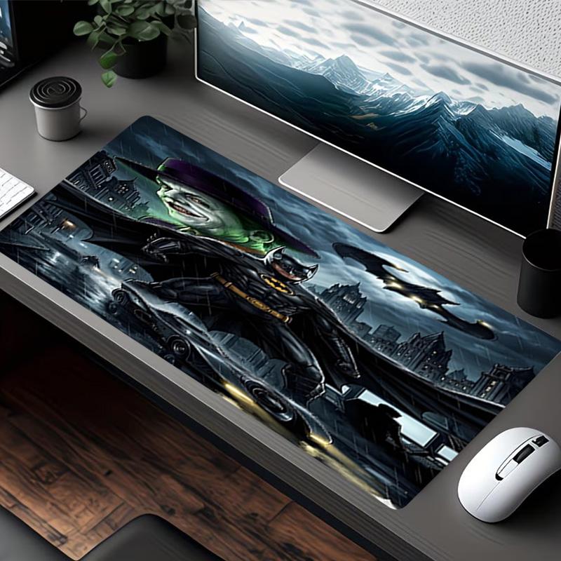 Superheroes Print Mouse Pad, for Keyboard Pad Laptop PC Mat for Office Home Use, Desk Decor, Perfect Birthday Gift for Gamers