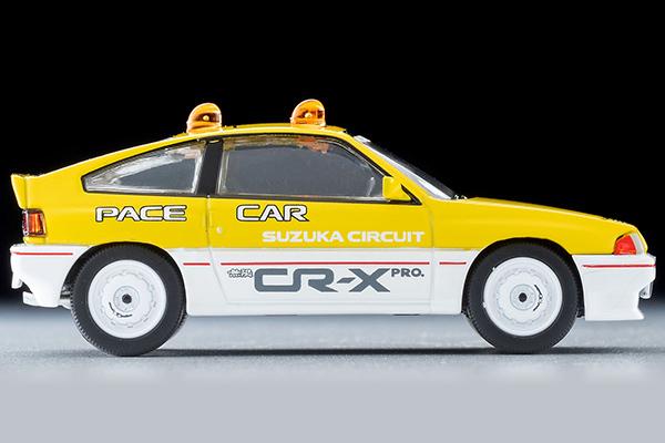 Tomica Honda Ballade Sports MUGEN PRO Автомобиль безопасности трассы Судзука Литая модель CR-X (Желтый/Белый) LV-N318b [Tomix 1/64 Автомобиль] [Время]