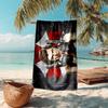 Resident Evil game, Umbrella Corporation, soft beach towel, outdoor camping vacation swimming beach towel, outdoor absorbent bath towel, Q10