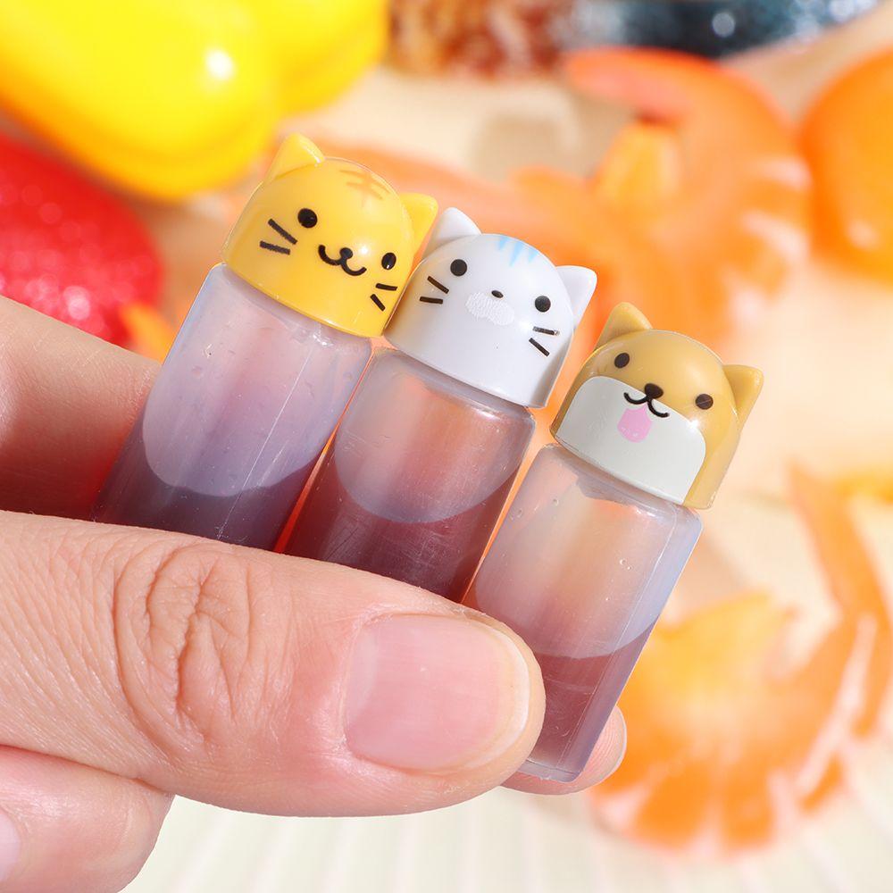 4PCS Lunch Box Cartoon Mini Kitchen Accessories For Bento Small Container Seasoning Sauce Bottle