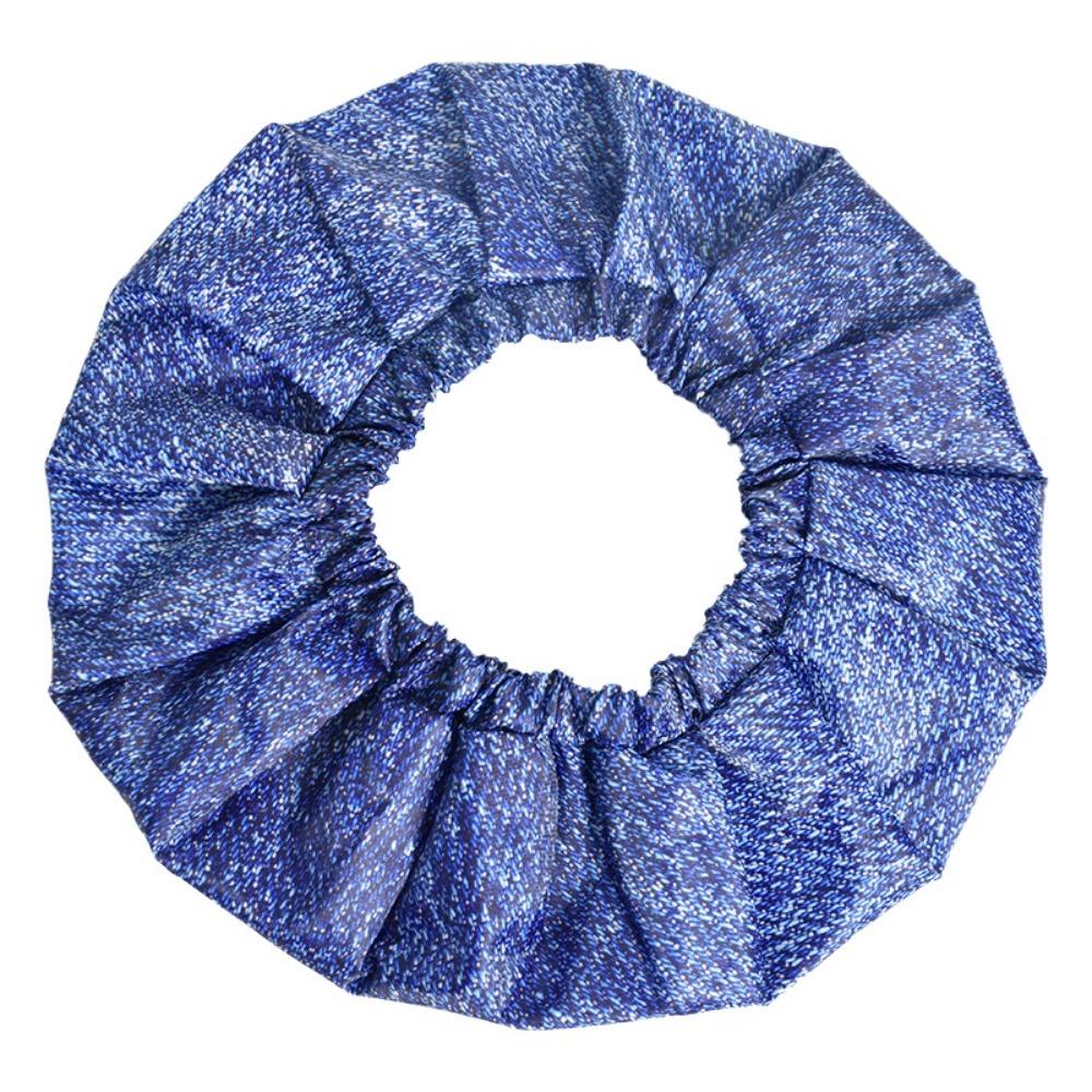 Waterproof Double Layer Bath Cap Anti-Fouling Shampoo Cap Print Hat Shower Cap  Swimming