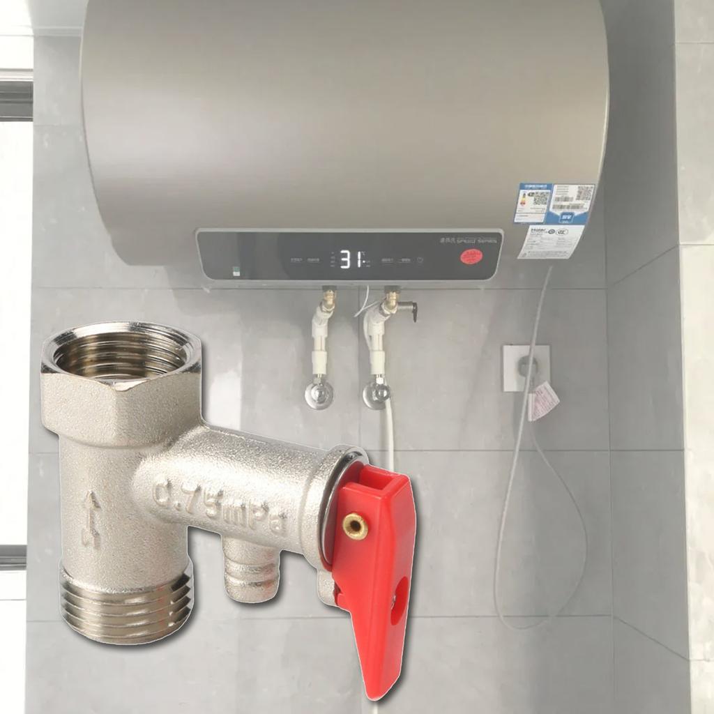 Electric Water Heater Pressure Relief Valves Copper Safety Valves Pressure Reducing Valves for Electric Water Heater System
