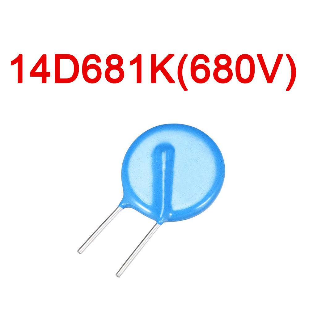 10 шт. 14D металлооксидный варистор MOV, значения диапазона от 151K до 821K 14K 14D 270/470/151/201/221/471/561/621/681/821 МЕТАЛЛООКСИДНЫЙ варистор ZOV