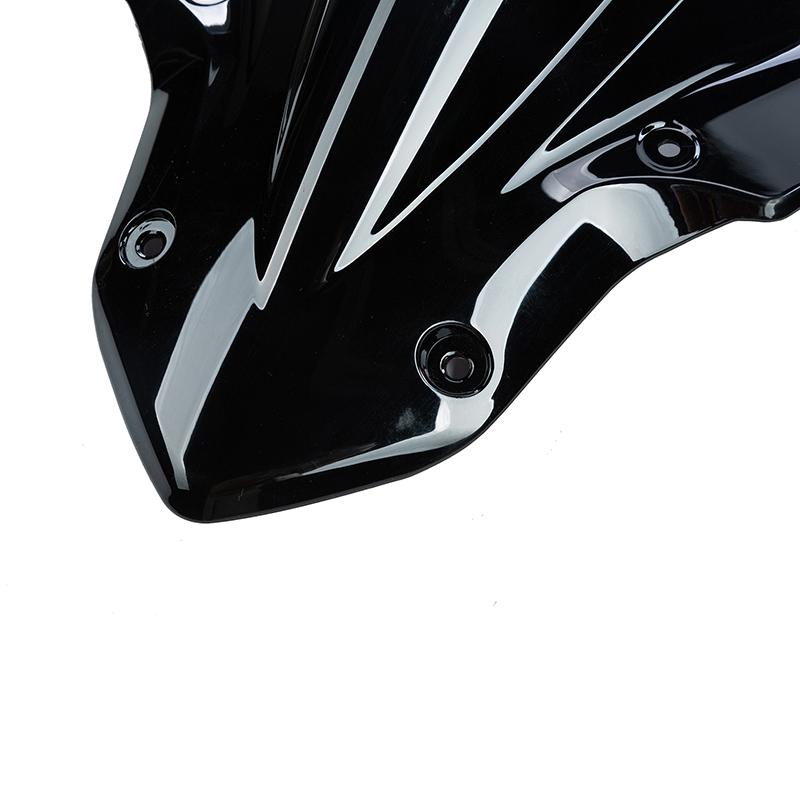 Black Motorcycle Windshield Windscreen Wind Deflector for Kawasaki Z900 2017 2018 2019 ABS Accessories