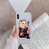 Чехол для телефона JAMULAR Neko Ramen Japan Cat Anime для iPhone 11 12 13 mini pro XS MAX 8 7 6 6S Plus X 5S SE 2020 XR, прозрачный чехол