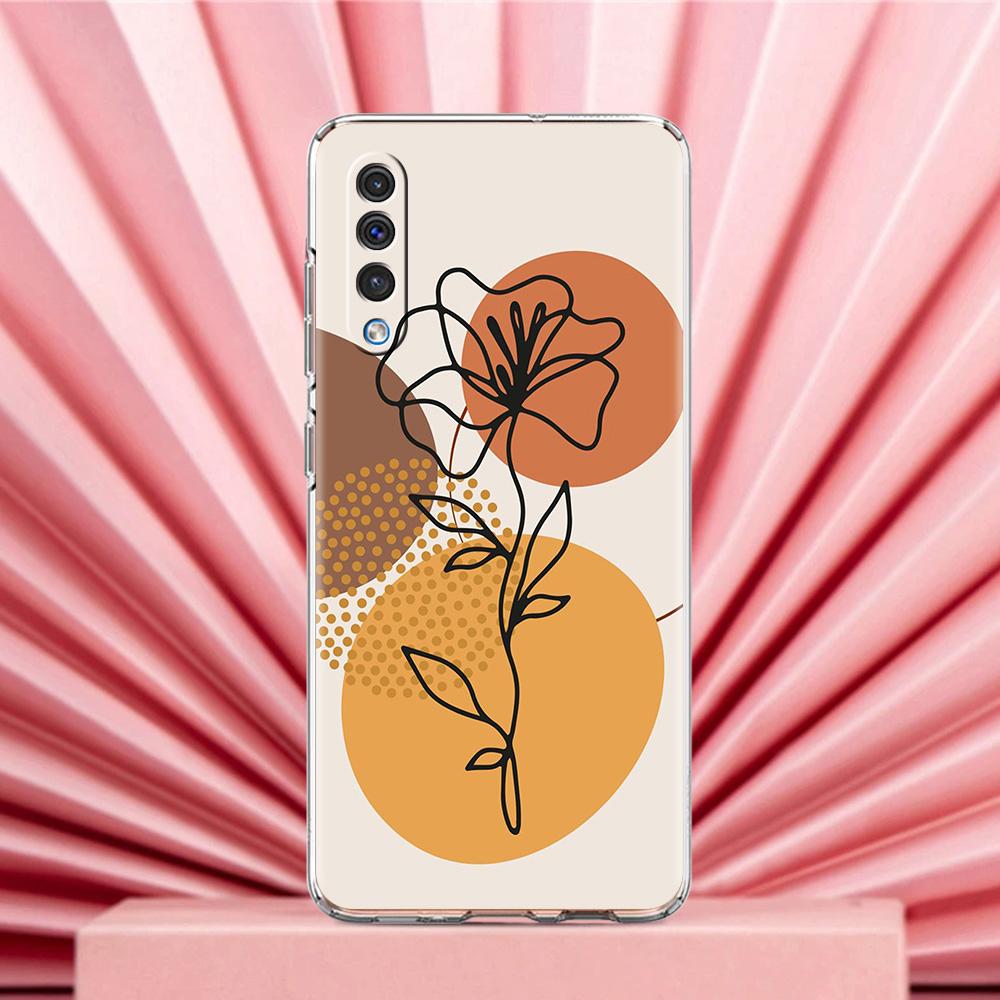 Чехол для телефона Samsung A56 A36 A26 A24 A16 A14 A12 A32 A50 A70 A20E A22 A40 A34 A54 A42 A52 5G A04s A06 Чехол Линейный рисунок