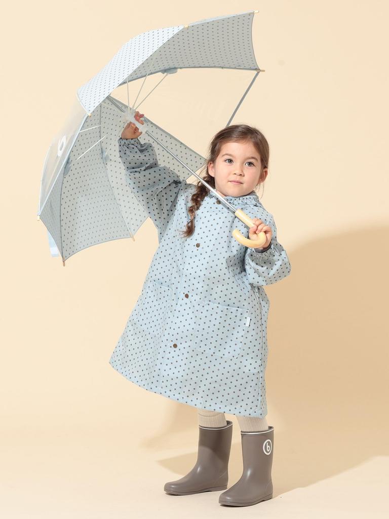 Kodomo Beams StarSAX Sizes Pattern Coat Raincoat, Kids' 90, 90-130cm, 55190152375, B, Baby/Baby/Randoseru