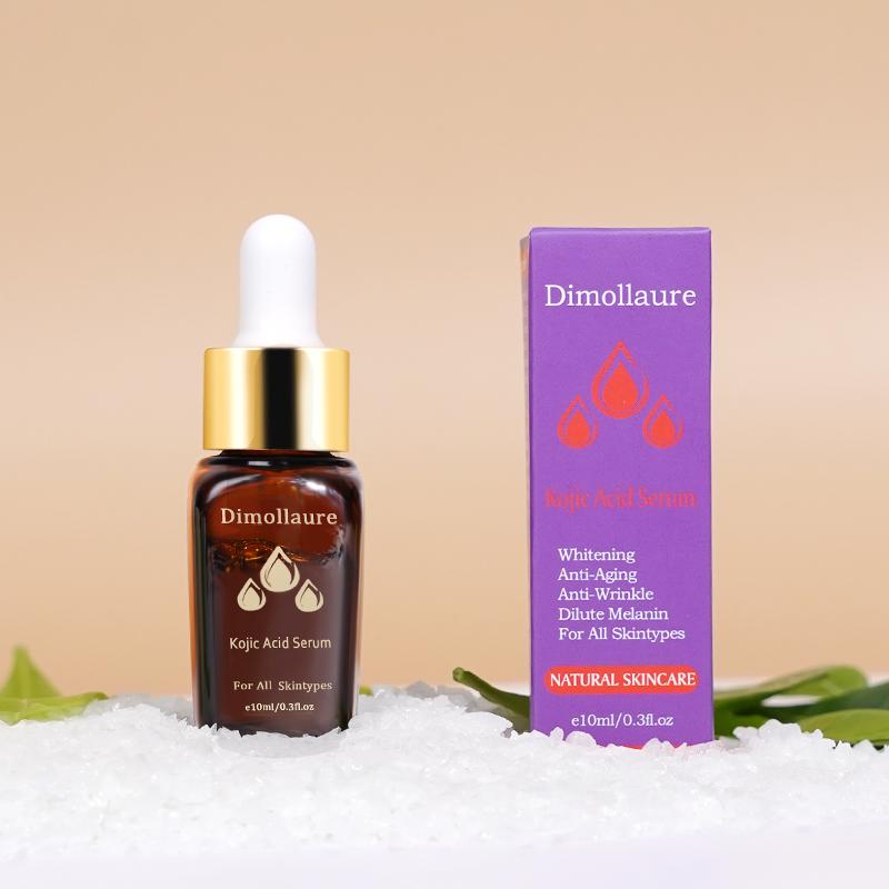 1pc/3pc/5pc Kojic Acid Face Serum Whitening Reduce Freckle Pigment Melanin Skin Streaming Essence 10ml