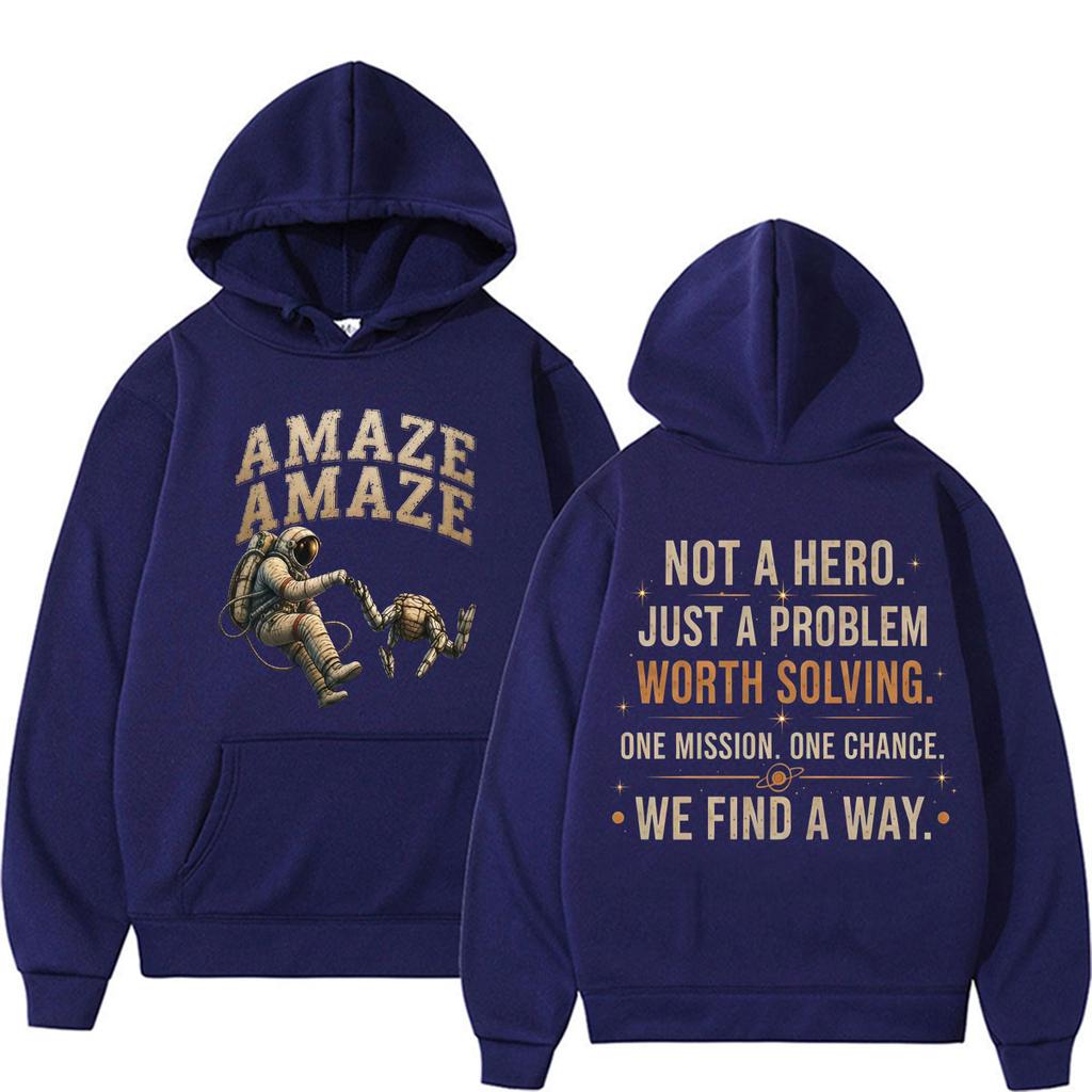 Project Hail Mary Hoodies Funny Rocky Amaze Meme Sweatshirts Men Women Vintage Streetwear