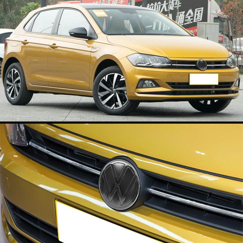 2026 Горячие Для VOLKSWAGEN VW 2 шт. Для VW Volkswagen POLO 2019-2024 Замена Автомобиля Передняя Решетка Радиатора/Задняя Крышка Эмблемы Чехлы Значок Логотипа A