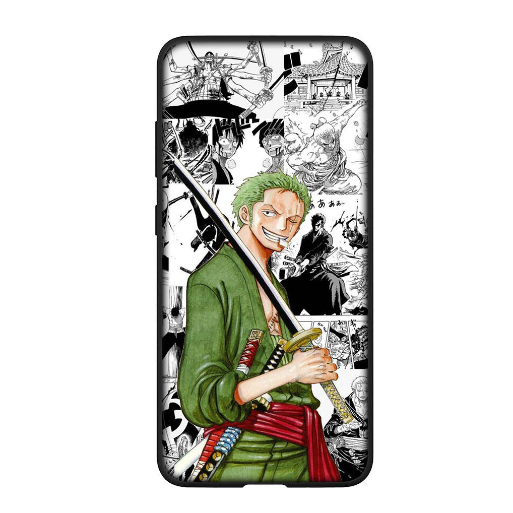 Для Samsung Galaxy S24 S23 iPhone 16 15 14 Xiaomi Redmi Note 13 12 11 10Plus 9 Pro Max X XR чехол для телефона Roronoa Zoro One Piece Luffy OPPO Huawei чехол