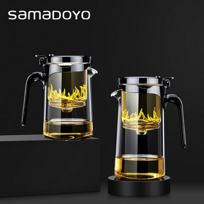 Интегрированный чайник с ситечком, открывающимся одним касанием, термостойкое стекло 500 мл 700 мл