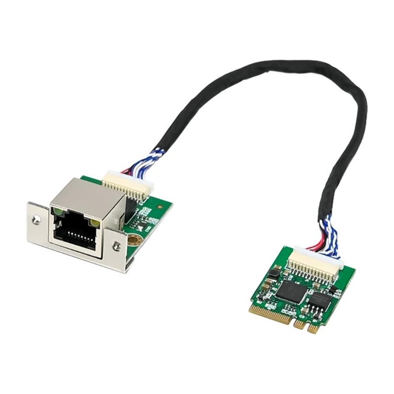 Промышленная карта Ethernet M.2 A+E KEY 2,5 Гбит/с Карта для сетевого взаимодействия промышленного управления 2,5 Гбит/с/1000/100 Мбит/с Сетевой адаптер M.2