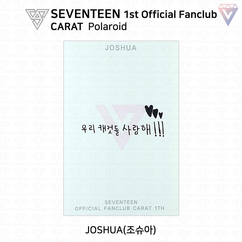 Seventeen Первая официальная фотокарточка фан-клуба Carat Polaroid KPOP K-POP