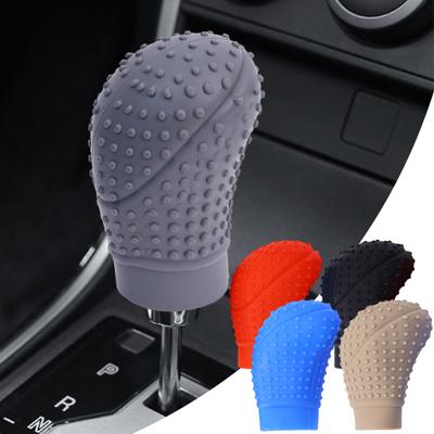 Универсальный автомобильный силиконовый комплект ручек переключения передач, нескользящая защита для рычага переключения передач, комплект ручек переключения передач, аксессуары для салона автомобиля
