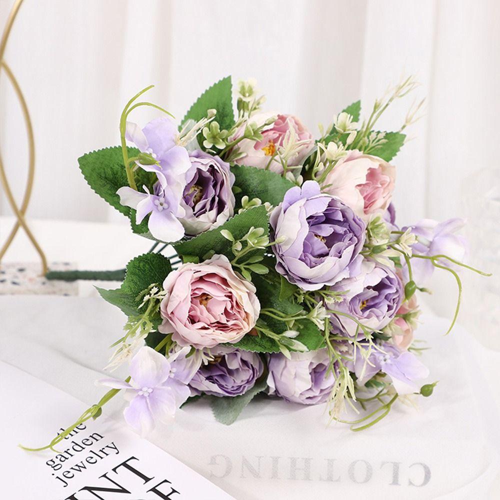 Wedding Florals DIY Peony Flower Fake Flower Imitation Silk Flower Artificial Flowers