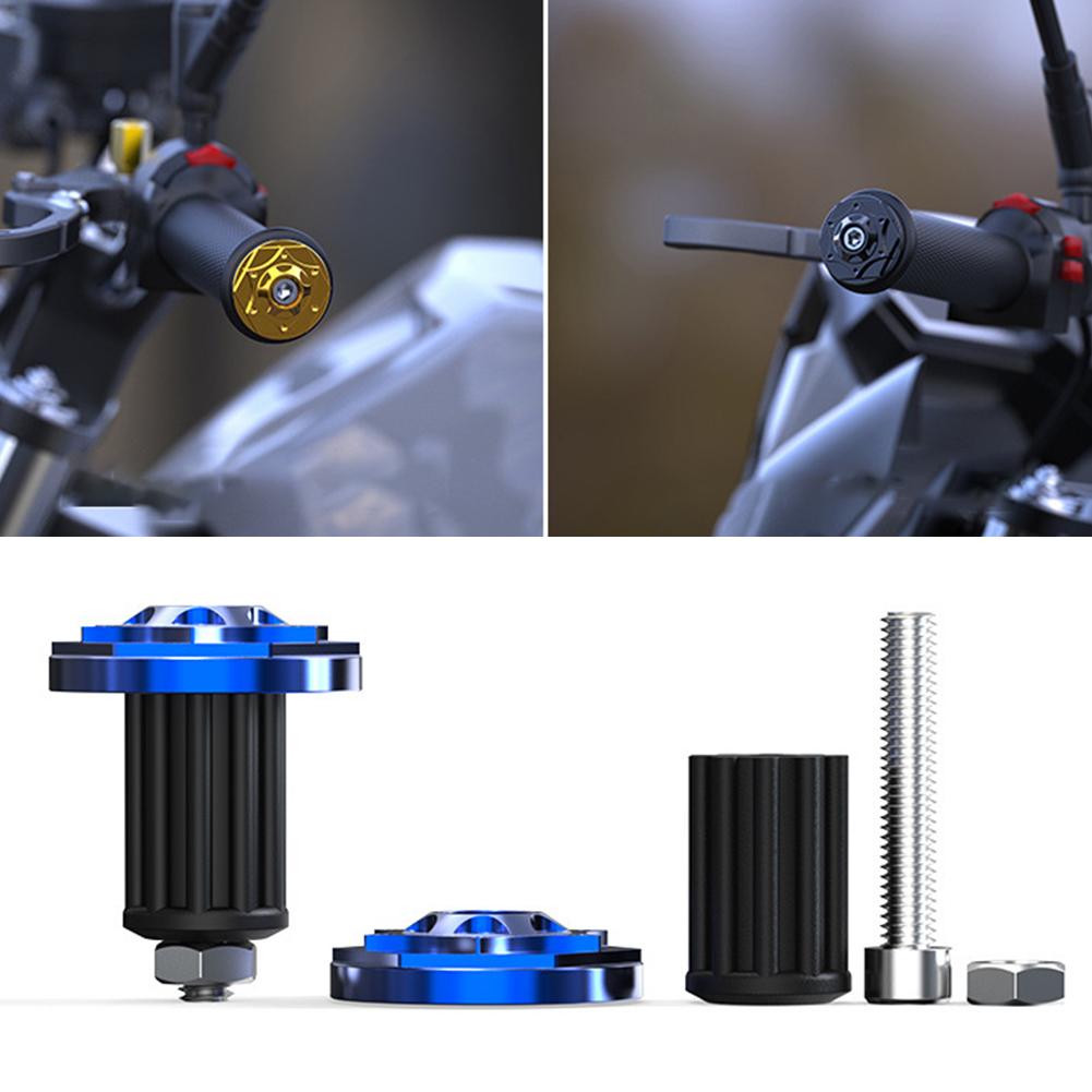 2 шт., наконечники ручек мотоцикла, заглушки, алюминиевые колпачки на руль, мотоцикл для Honda Yamaha KTM Dirt E-Bike