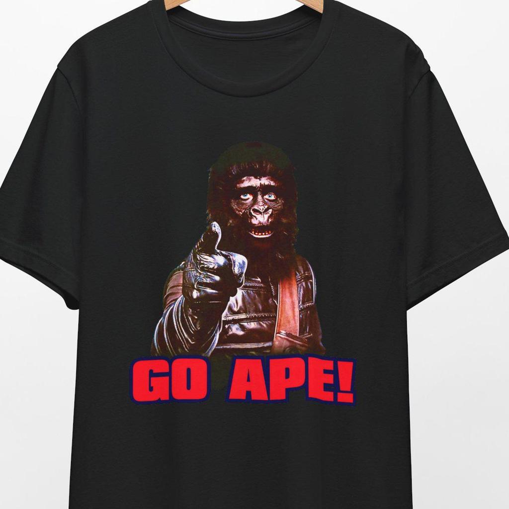 Planet of the Apes Go Ape! T-Shirt and kids tshirt, Cult Sci-Fi Retro Vintage 1968