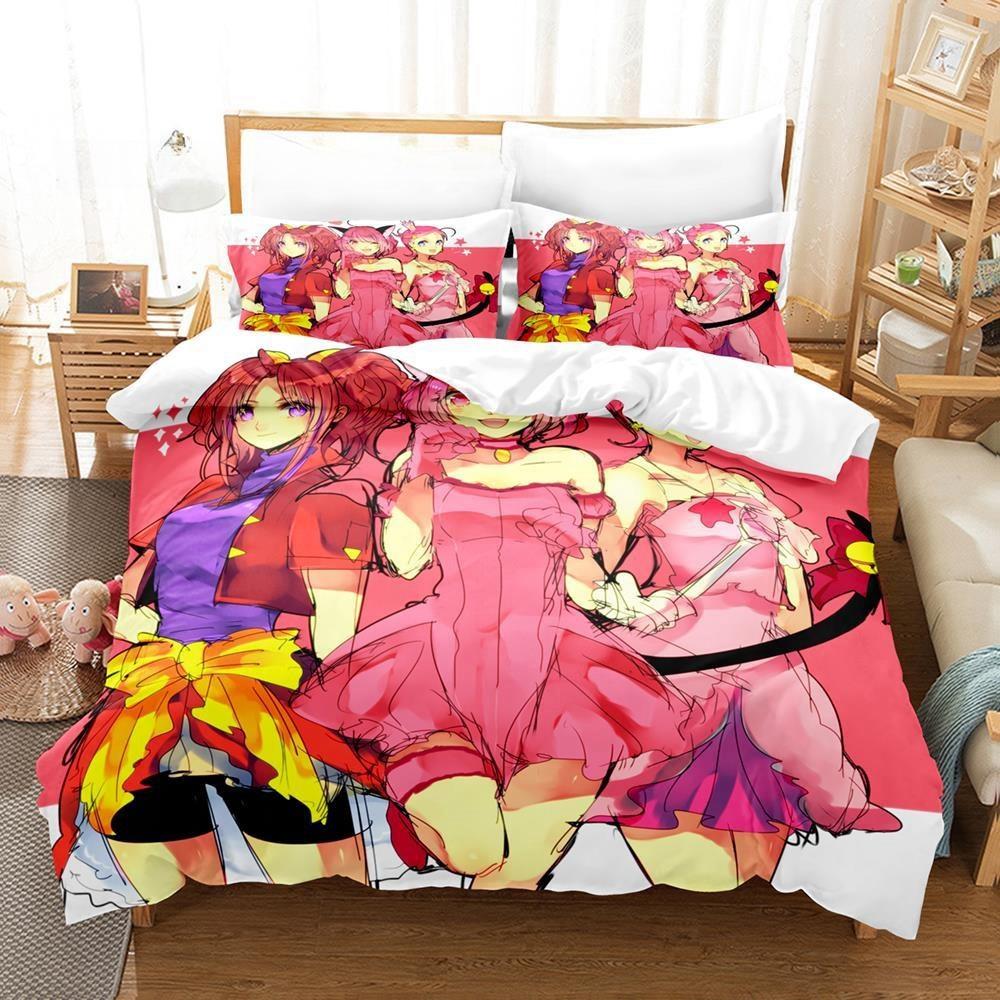 3D-принт аниме каваи девушки Токио Мью Мью комплект постельного белья односпальный двуспальный двуспальный двуспальный комплект для взрослых и детей спальня пододеяльник наборы