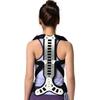 Student Anti Hunchback Spine Fixator Lightweight Adult Scoliosis Posture Corrector Spine Long Back Frame Black