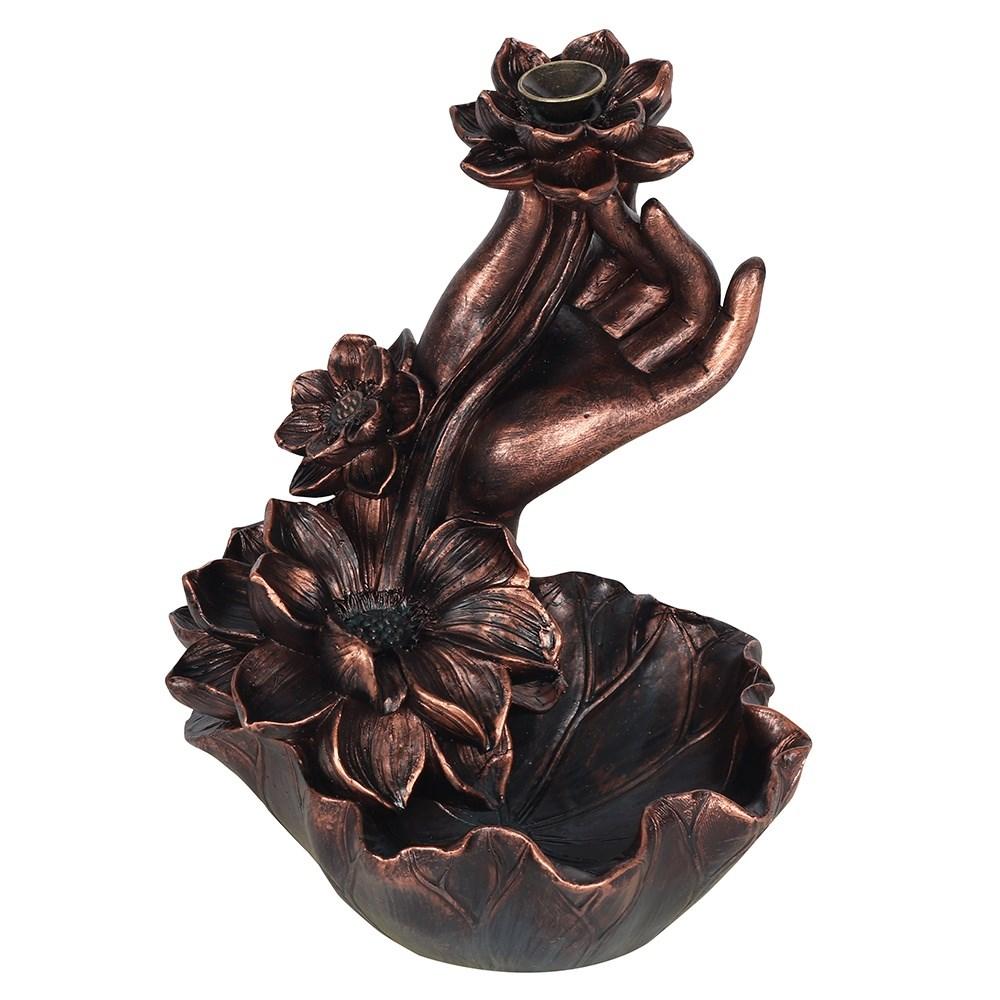 Something Different Hand With Flower Backflow Incense Burner