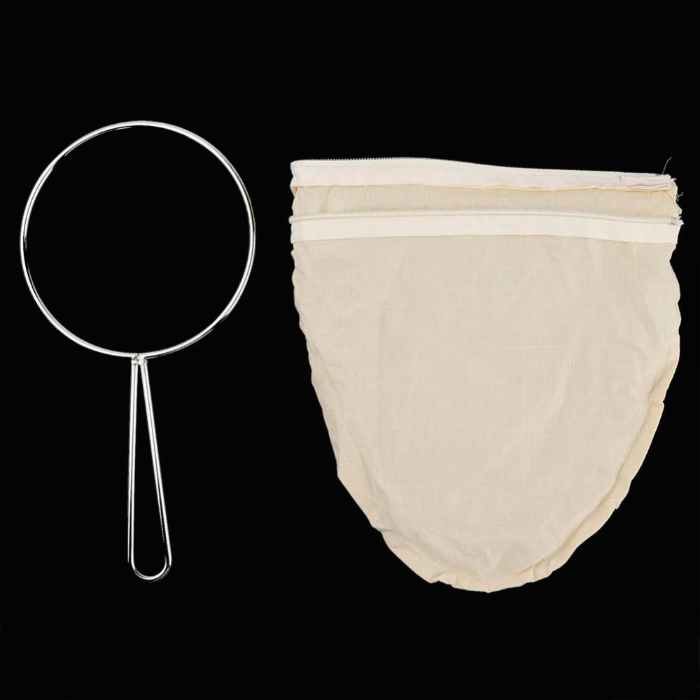 Cheesecloth Tea Bag Strainer Zipper Closure Food Strainer Cloth Infuser Filter Bags  Loose Leaf Tea