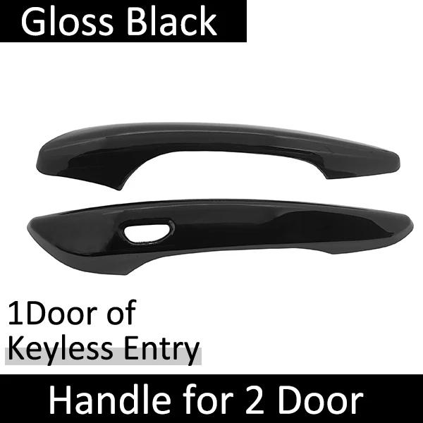 For Mazda MX-30 MX 30 DR Gloss Black Carbon Fiber Handle Cover Trim Decorate Protective Exterior Accessories