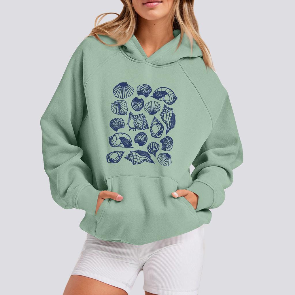 Толстовки для девочек-подростков с длинным рукавом и принтом букв, повседневные графические толстовки с капюшоном, пуловер с завязками, симпатичная толстовка большого размера