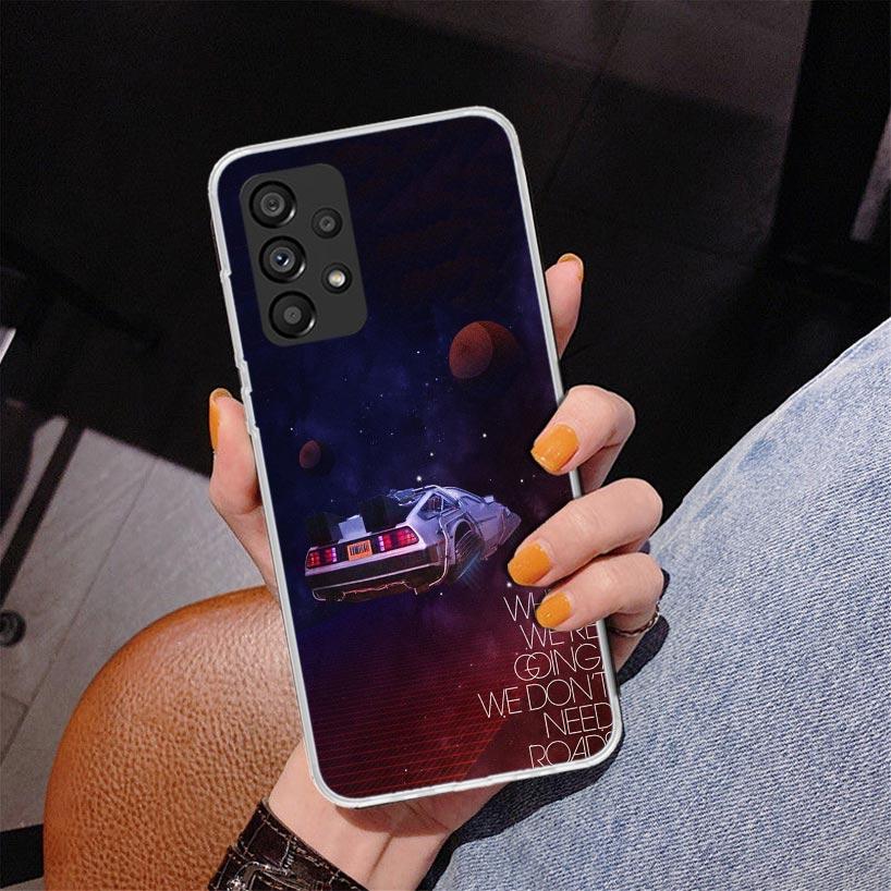 Чехол для телефона Машина времени Назад в будущее для Samsung Galaxy A17 A16 A15 A14 A13 A57 A56 A55 A54 A53 A37 A36 A35 A34 A33 A26 A2