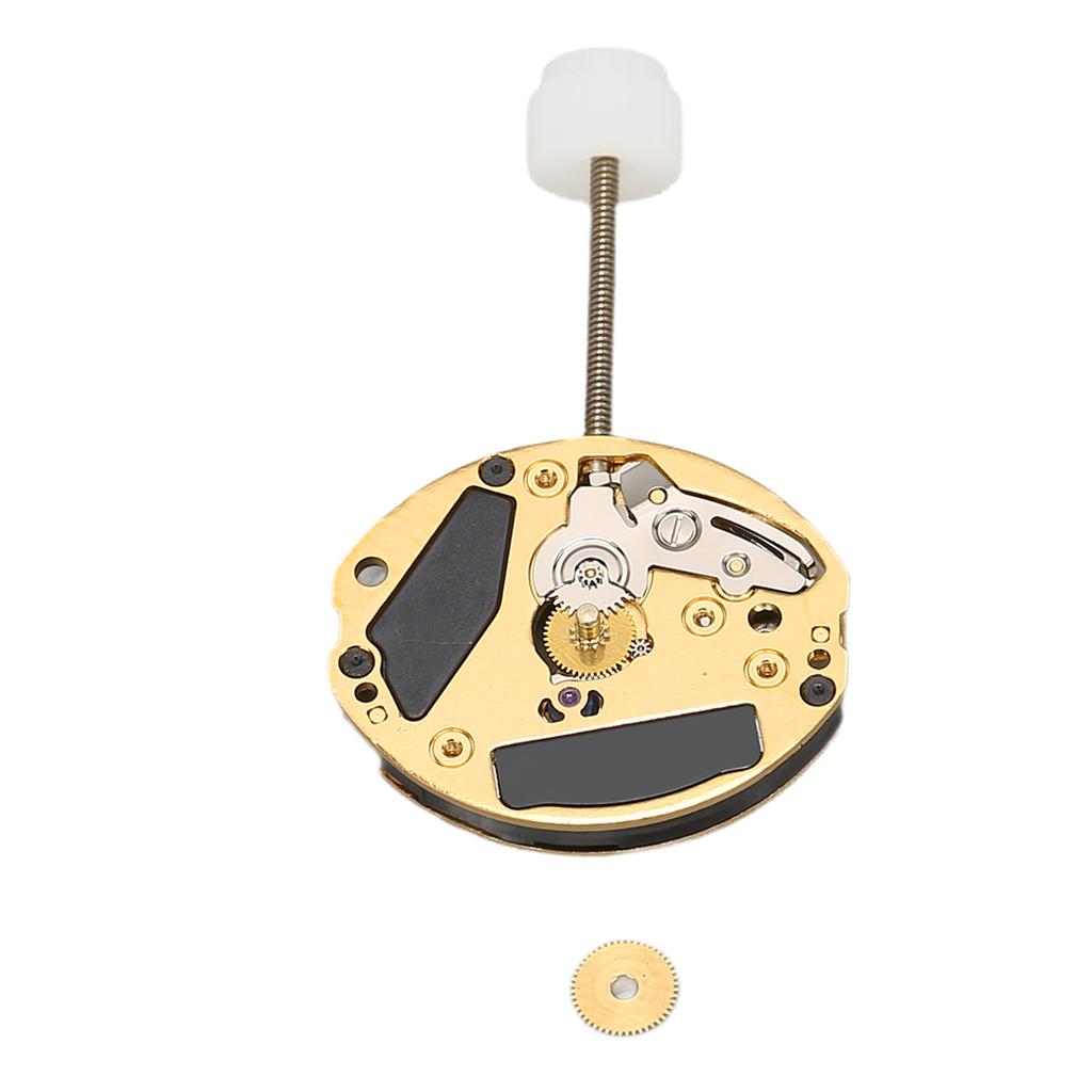 ETA 901001 Quartz Movement Golden Alloy Rhinestone Watch Movement Replacement Repair Parts Accessory