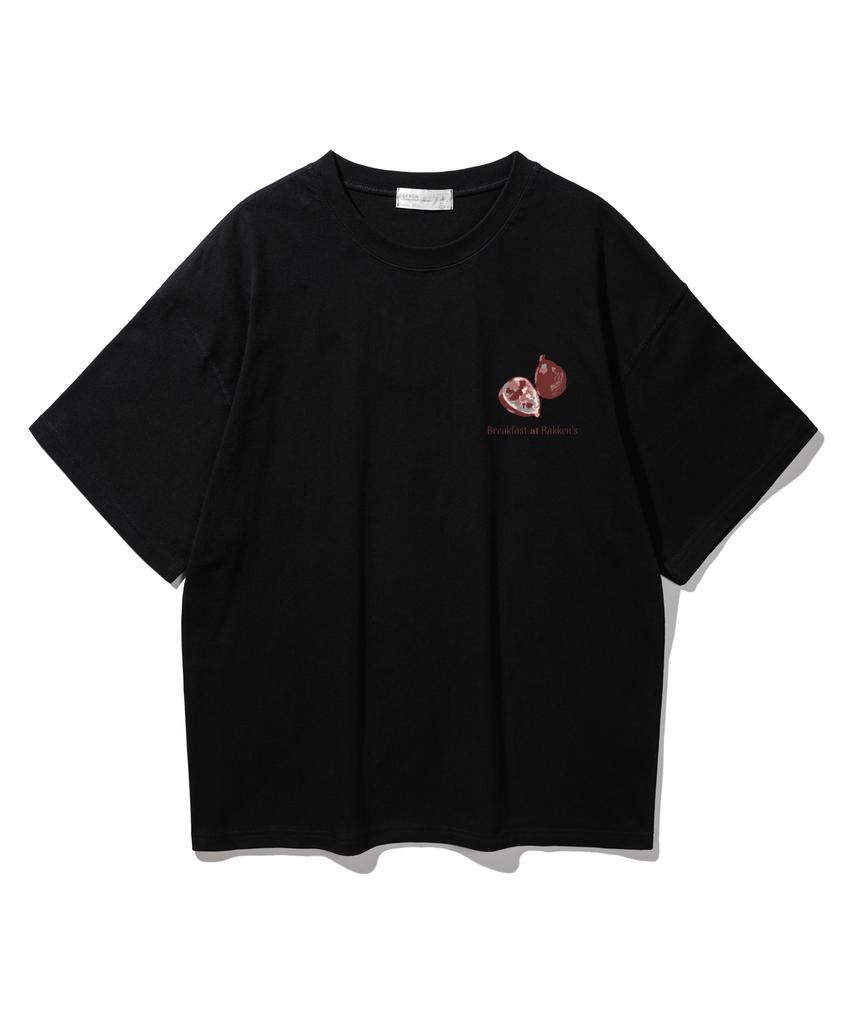 BAKKEN Fig Short Sleeve T-Shirt Bk3973_Black