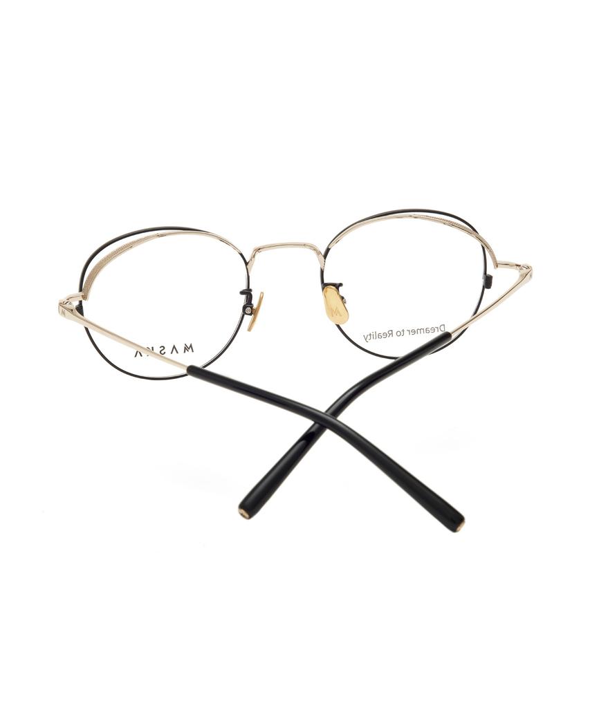 Maseuka Plate 50 01B Platte 50 Gold Black