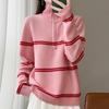 Women Sweater 100% Wool TIDENOVEL Turtleneck Knit Pullover Turn-down Collar Thick Winter Jumpers Female Knit Tops