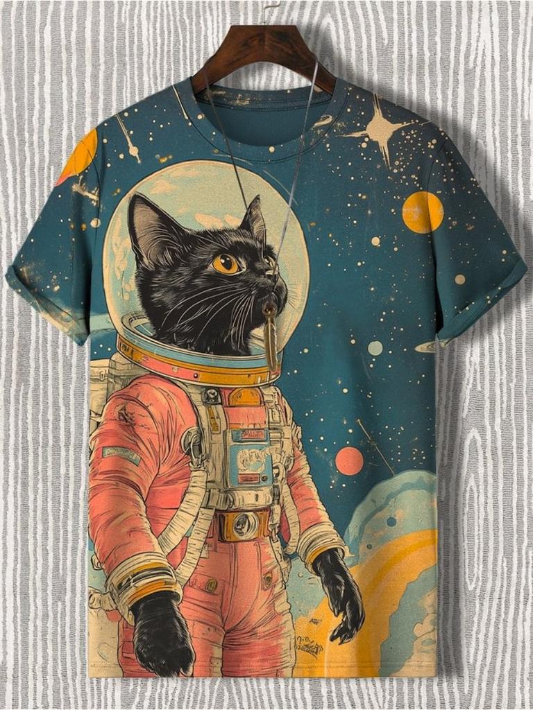 Забавный лазерный кот динозавр арт 3D печатные мужские футболки мужские и женские футболки с коротким рукавом и круглым вырезом свободные повседневные топы с героями мультфильмов