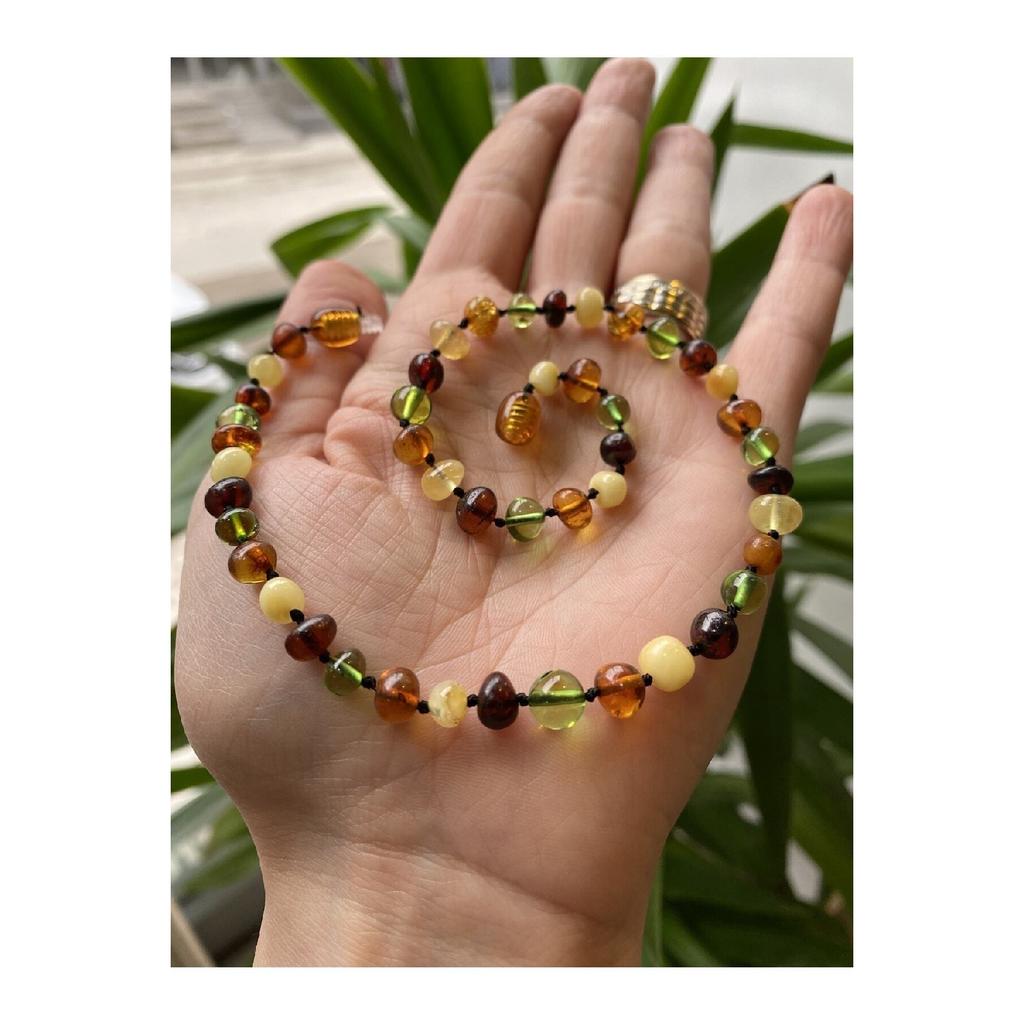 Ожерелье для прорезывания зубов Baltic Drop из янтаря