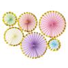 Свадьба Свадьба Набор круглых бумажных вееров-цветов Оформление для вечеринки по случаю дня рождения Бумажный веер Складной веер Подвеска Подвеска Пятно