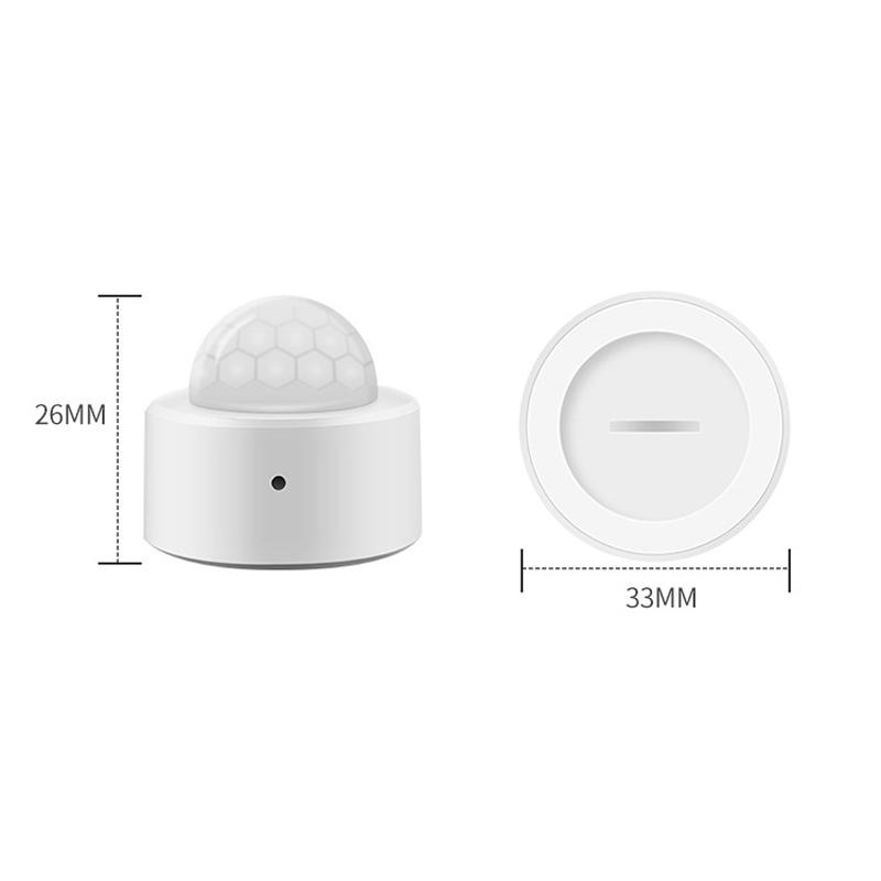 Tuya ZigBee PIR датчик движения Мини инфракрасный детектор присутствия человека Умный дом Безопасность Защита Сигнализация Умная жизнь