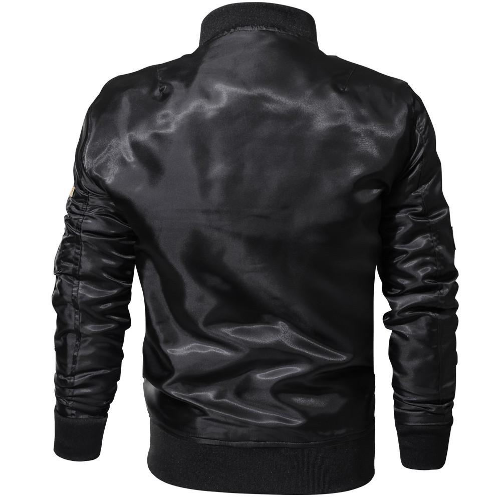 Мужская повседневная зимняя куртка со стойкой воротником, военная одежда, пальто на молнии