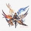 Granblue Fantasy Sandalphon Iron On Heat Transfer Printing Vinyl Patches Sticker for Clothes DIY Appliques Washable Patches
