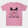 T Shirt Women Halloween Im With Hem T Shirt For Her Harajuku Print Kawaii Tshirt Summer Short Sleeve Female T-Shirt Top Tee
