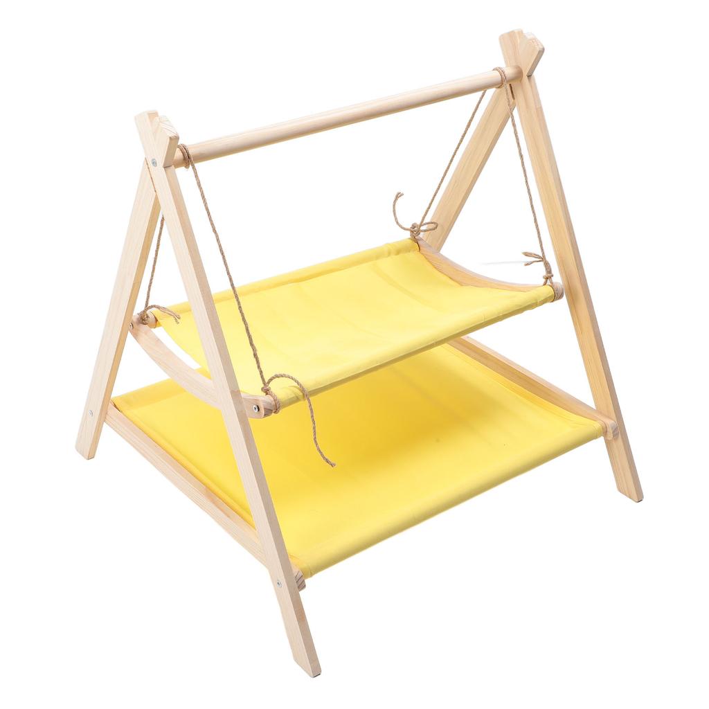 Гамак-качалка для кошек Деревянный Моющийся Прочный Не царапающийся Универсальный для помещений и улицы