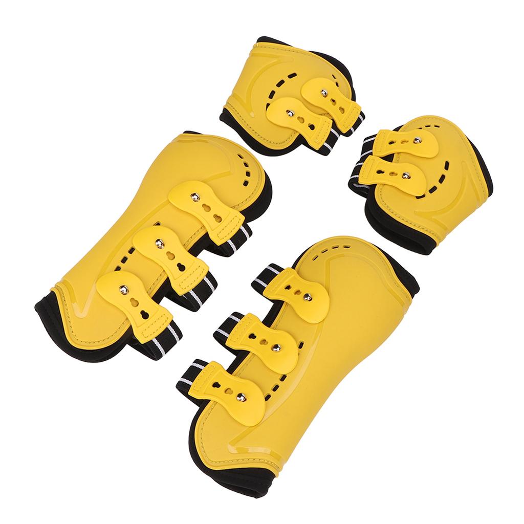 Horse Tendon Boots Fetlock Boots Open Front Breathable Adjustable Protective Horse Boots for