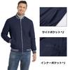 KEFITEVD Men’s Harrington Swing Top Jacket, Windproof Water-Repellent Casual Golf Bomber Outerwear, Business Coat, Solid Navy 2XL
